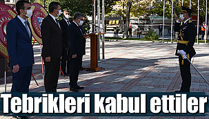 Karaman'da Vali, Başkan ve Milletvekili tebrikleri kabul etti