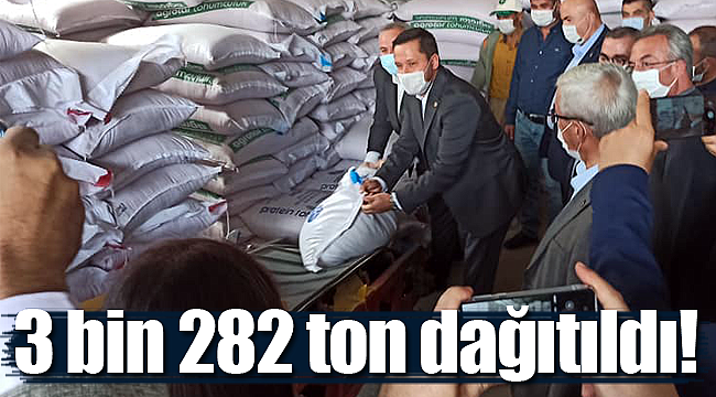 Karaman'da zarar gören çiftçiye 3 bin 282 ton tohum desteği