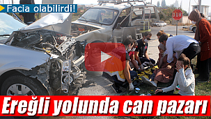 Karaman Ereğli karayolunda can pazarı