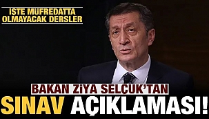 Milli Eğitim Bakanından sınav açıklaması geldi