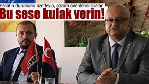 Mustafa Cem Kağnıcı esnafın sesi oldu