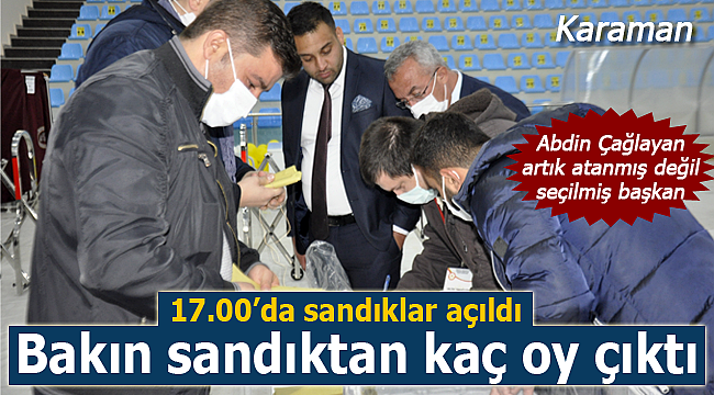 Abidin Çağlayan artık atanmış değil seçilmiş başkan bakın kongrede kaç oy kullanıldı