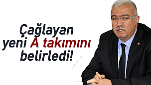 Abidin Çağlayan yeni A takımını belirledi