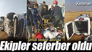 Araçta sıkıtı ekipler seferber oldu