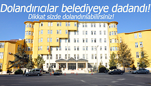 Dolandırıcılar Karaman Belediyesine dadandı!