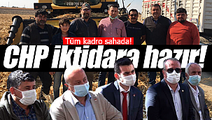 Karaman'da CHP tam kadro sahaya indi