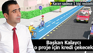 Başkan Kalaycı o proje için kredi kullanacak