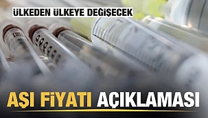 Fiyatlar ülkeden ülkeye değişecek