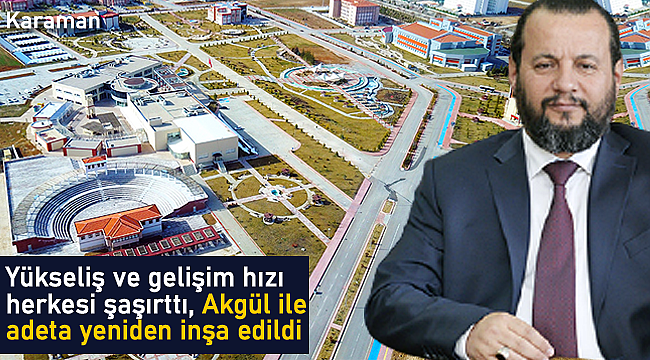 Karaman'da üniversite Akgül ile zirveyi zorluyor