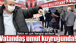 Karaman'da vatandaş umut kuyruğunda