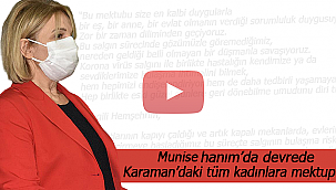 Munise hanımda devrede, Karamanlı kadınlara mektupla ulaştı