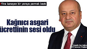 Mustafa Cem Kağnıcı asgari ücretlisin sesi oldu