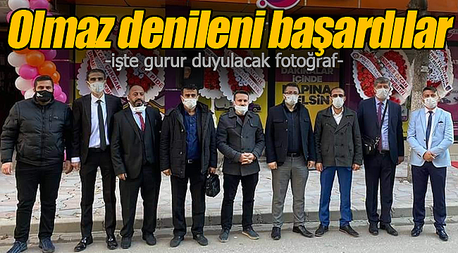 Olmaz denileni başardılar işte gurur duyulacak fotoğraf