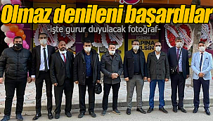 Olmaz denileni başardılar işte gurur duyulacak fotoğraf