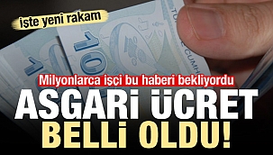 Türkiye'de 2021 yılı asgari ücreti belli oldu