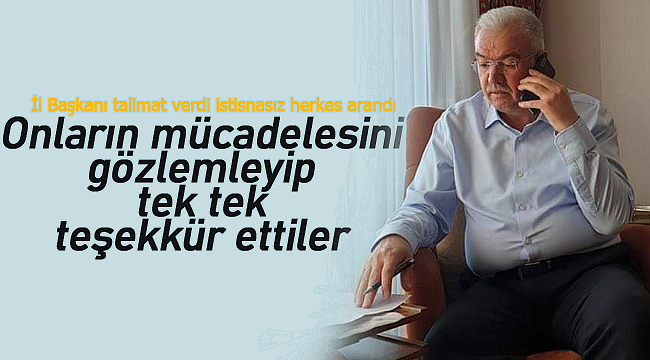 Abidin Çağlayan talimat verdi, istisnasız hepsi tek tek arandı