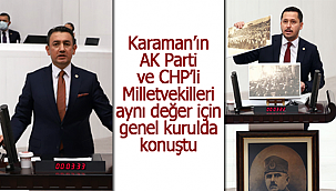 AK Partili ve CHP'li vekil aynı değer için konuştu