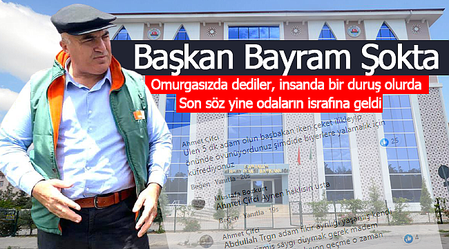 Başkan Mehmet Bayram Şokta!