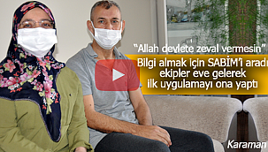 Bilgi almak için SABİM'i aradı ekipler kapısını çaldı