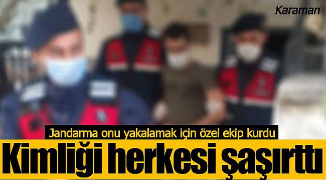 Jandarma yakaladı kimliği herkesi şaşırttı