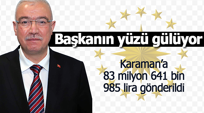 Abidin Çağlayan müjdeyi verdi Karaman'a 83 milyon lira destek