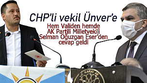 CHP'li Ünver'e hem validen hemde ak partili vekilden cevap geldi