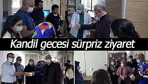 Karaman'da AK Partiden kandil ziyareti