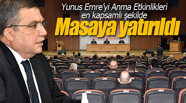 Karaman'da 'Yunus Emre'yi Anma Etkinlikleri' masaya yatırıldı