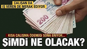 Kısa çalışma ödeneği sona eriyor yeni teşvikler geliyor