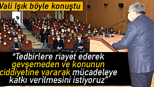 Vali Işık muhtarlara teşekkür edip belge verdi