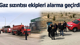 Amonyak gaz sızıntısı ekipleri alarma geçirdi