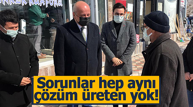 CHP heyeti sahada "sorunlar hep aynı çözüm üreten yok"