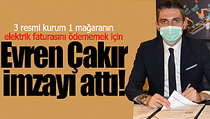 Evren Çakır imzayı attı elektrik faturası ödemeyecek