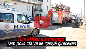 Gaz sızıntısı tüm ekipleri seferber etti, polis tam eve girecekken..