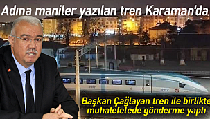 Hızlı tren Karaman garına ulaştı