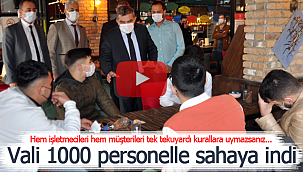 Karaman valisi hem işletmecileri hemde müşterileri uyardı