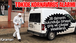 TOKİ'de koronavirüs alarmı 28 dairelik binaya giriş çıkışlar yasaklandı