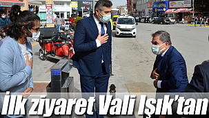 Gazeteciler cemiyetine ilk ziyaret Vali Işık'tan