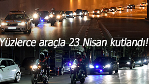 Karaman'da coşkulu 23 Nisan korteji