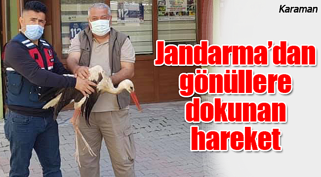 Karaman'da jandarmadan gönüllere dokunan hareket