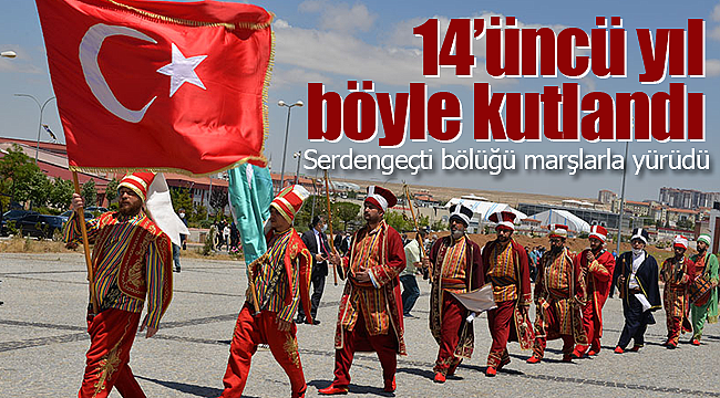 14'üncü yıl böyle kutlandı