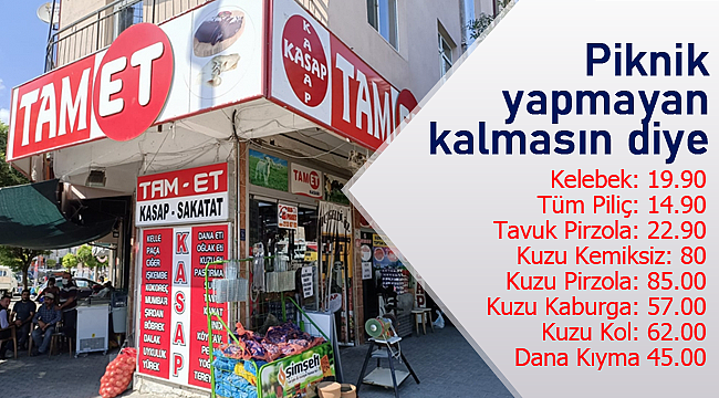 TAM-ET kasabından özlenen piknik kampanyası