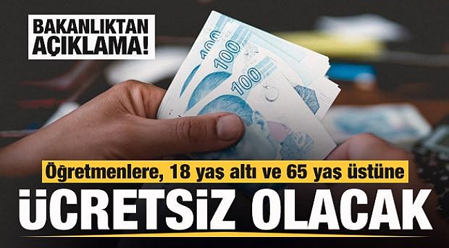 Artık sadece 18-65 yaş arası para ödeyecek