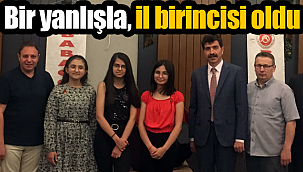 Bir yanlışla il birincisi oldu