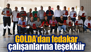 GOLDA'dan fedakar çalışanlarına teşekkür