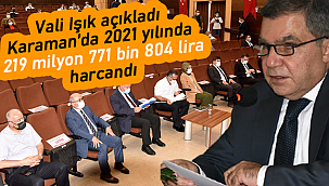 Karaman'da bu yıl yatırıma 219 milyon lira