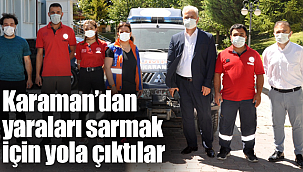 Karaman UMKE ekibi Manavgata gönderildi