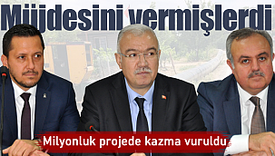 Karamanda milyonluk ihalede ilk kazma vuruldu