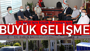 Tıp tarihi için küçük, Karaman için büyük gelişme