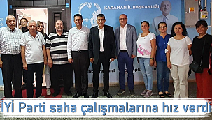 Karaman'da İYİ Parti saha çalışmalarına hız verdi